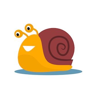 a slug, or a snail