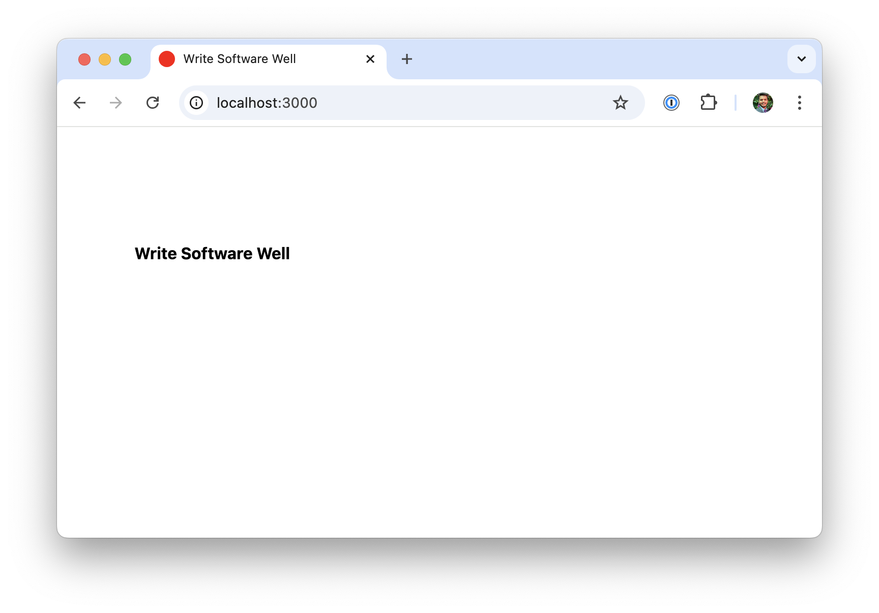 First home page of Write Software, Well