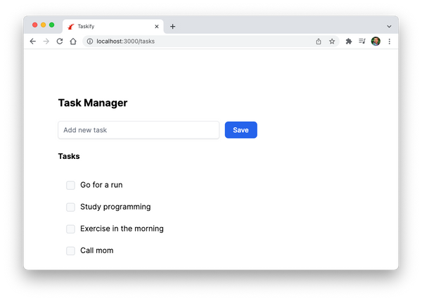 add checkbox for tasks