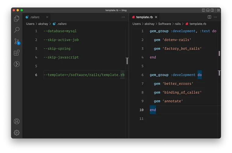 The Rails Config File