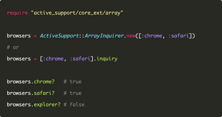 Array Inquiry in Rails