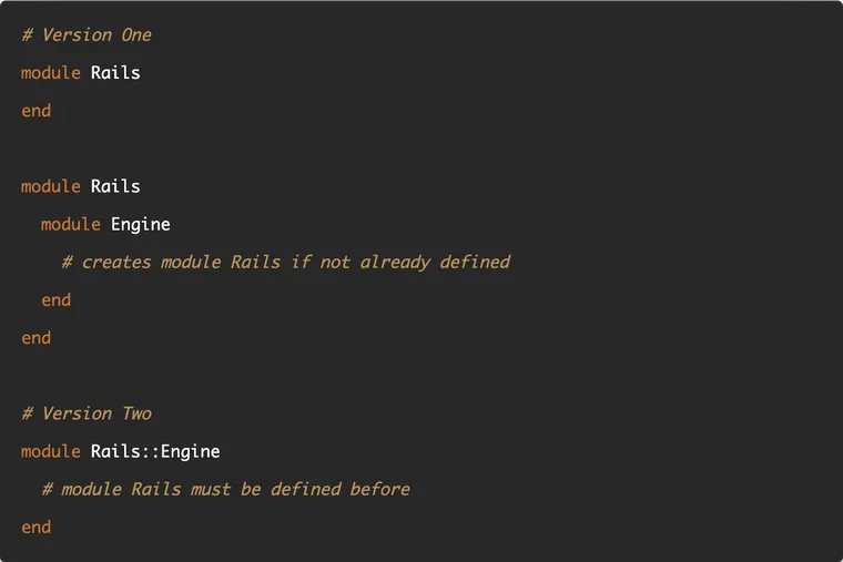 Defining Nested Modules in Ruby