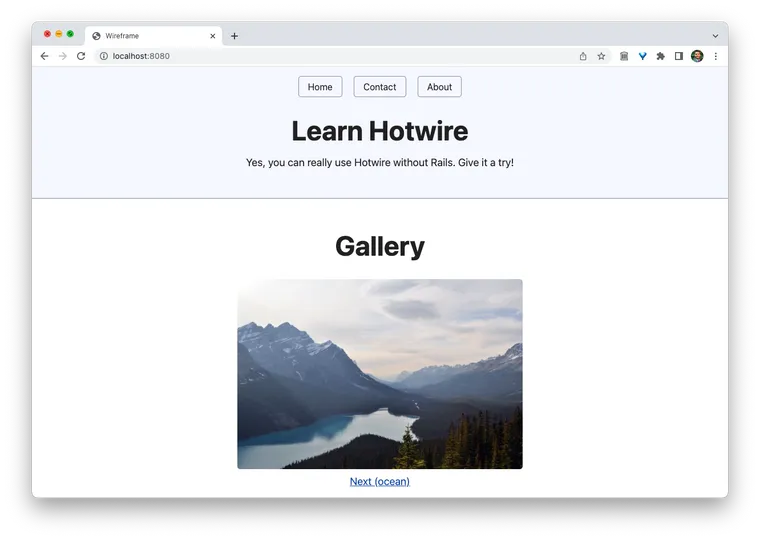 You don't need Rails to start using Hotwire