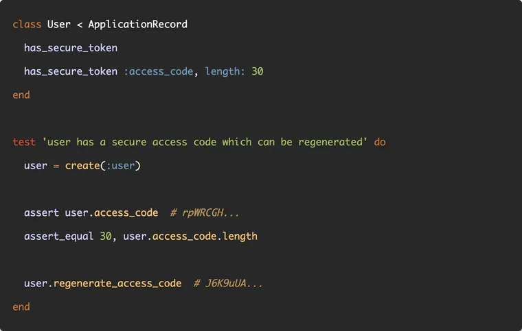 has_secure_token demo in Rails