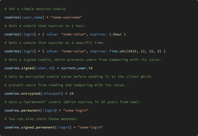 Working with Cookies in Rails