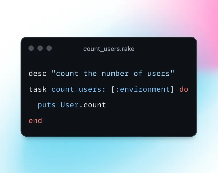 Access Rails Models in Rake Task
