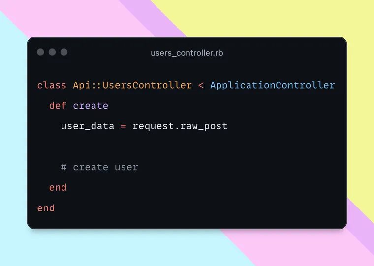 Accessing raw post data with raw_post in Rails